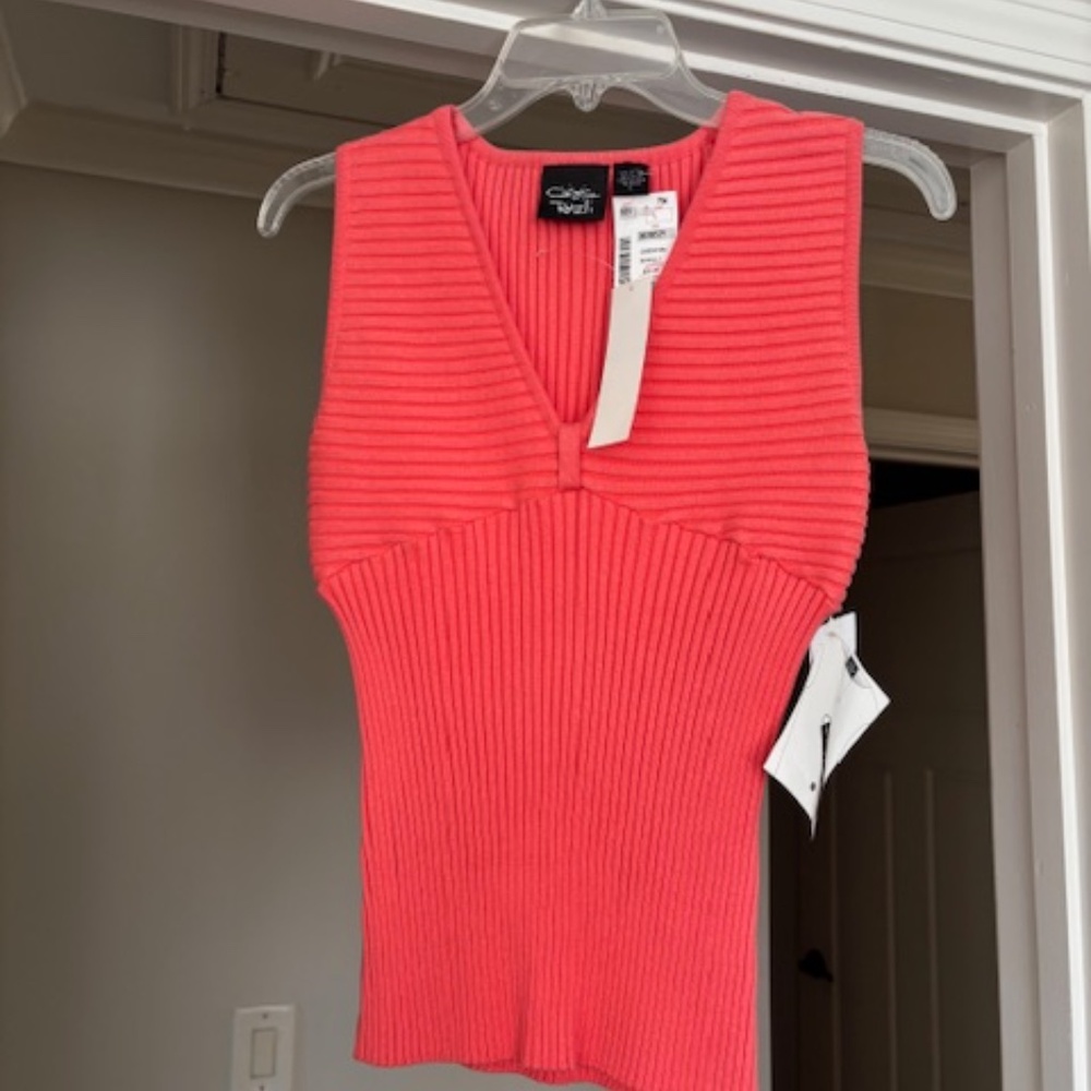 Christina Rotelli sleeveless sweater size L - Picture 2 of 3